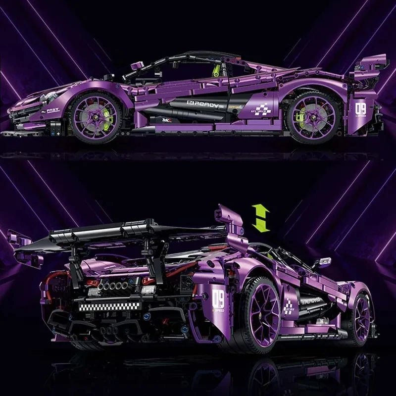 3568pcs RC Technical Remote Control Sports Car Building Blocks Model MOC P1 Racing Car Bricks Toys for Boys Kids Gift Set - Avero