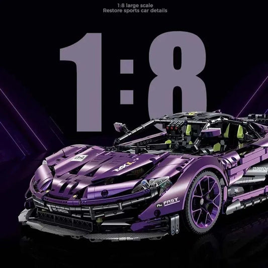 3568pcs RC Technical Remote Control Sports Car Building Blocks Model MOC P1 Racing Car Bricks Toys for Boys Kids Gift Set - Avero