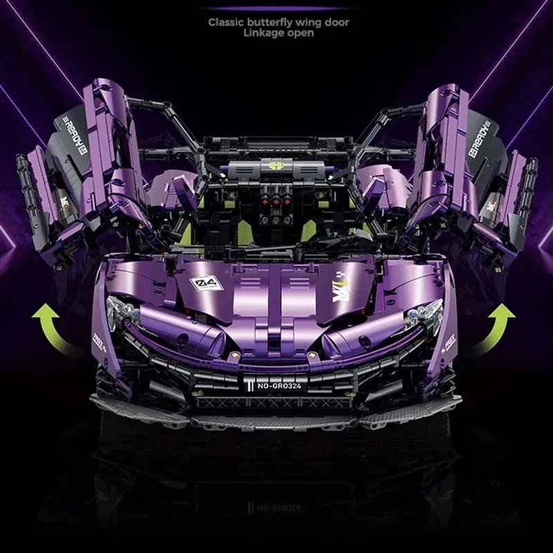 3568pcs RC Technical Remote Control Sports Car Building Blocks Model MOC P1 Racing Car Bricks Toys for Boys Kids Gift Set - Avero
