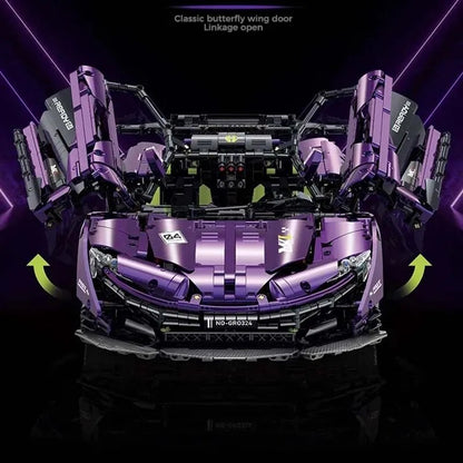 3568pcs RC Technical Remote Control Sports Car Building Blocks Model MOC P1 Racing Car Bricks Toys for Boys Kids Gift Set - Avero
