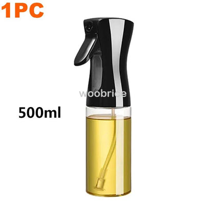3PCS 200/300ml Oil Sprayer Bottle 1PC Kitchen Cooking Oil Dispenser Fitness Fat Loss Camping BBQ Vinegar Sauce Sprayer Bottle - Avero