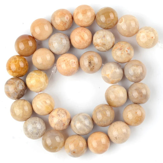 4 - 12mm Natural Chrysanthemum Onyx Round Loose Beads for Jewelry Making DIY Bracelet Necklace Accessories 15inches - Avero