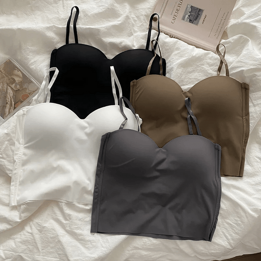 4 Colors Camisole for Women Fitness Crop Tops Summer Elegant Sexy All - match Casual Aesthetic Solid New - Avero