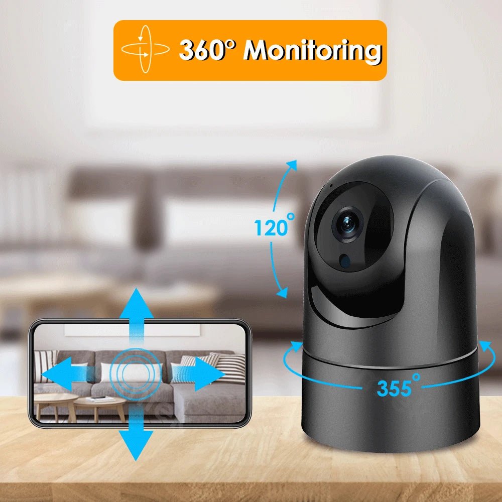 4MP IP Camera 5G Wifi 2K Baby Monitor 1080P Mini Indoor CCTV Security Camera Auto Tracking Audio Video Surveillance Camera Alexa - Avero