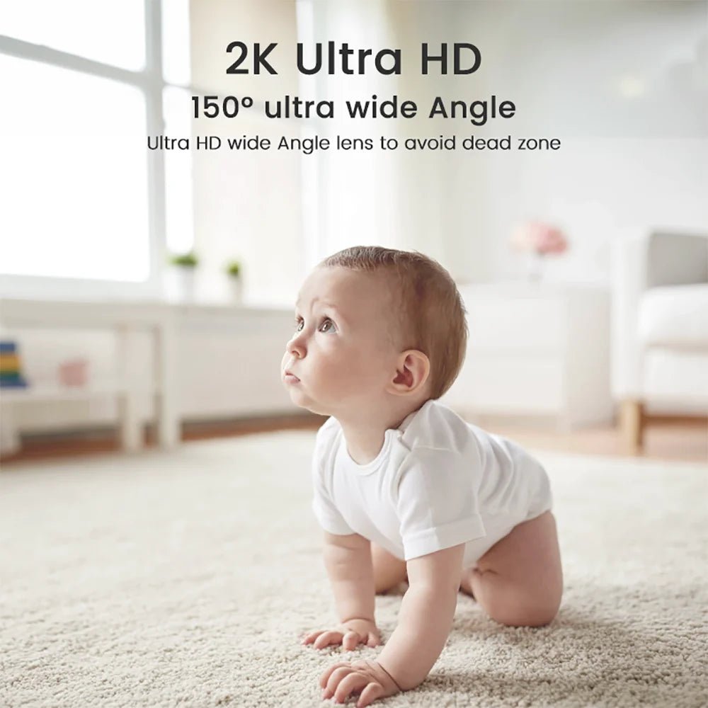 4MP Wifi Indoor High - Definition Crying Detection Video Baby Monitor Full - Color Night Vision 360 Degree Rotating Network Camera - Avero