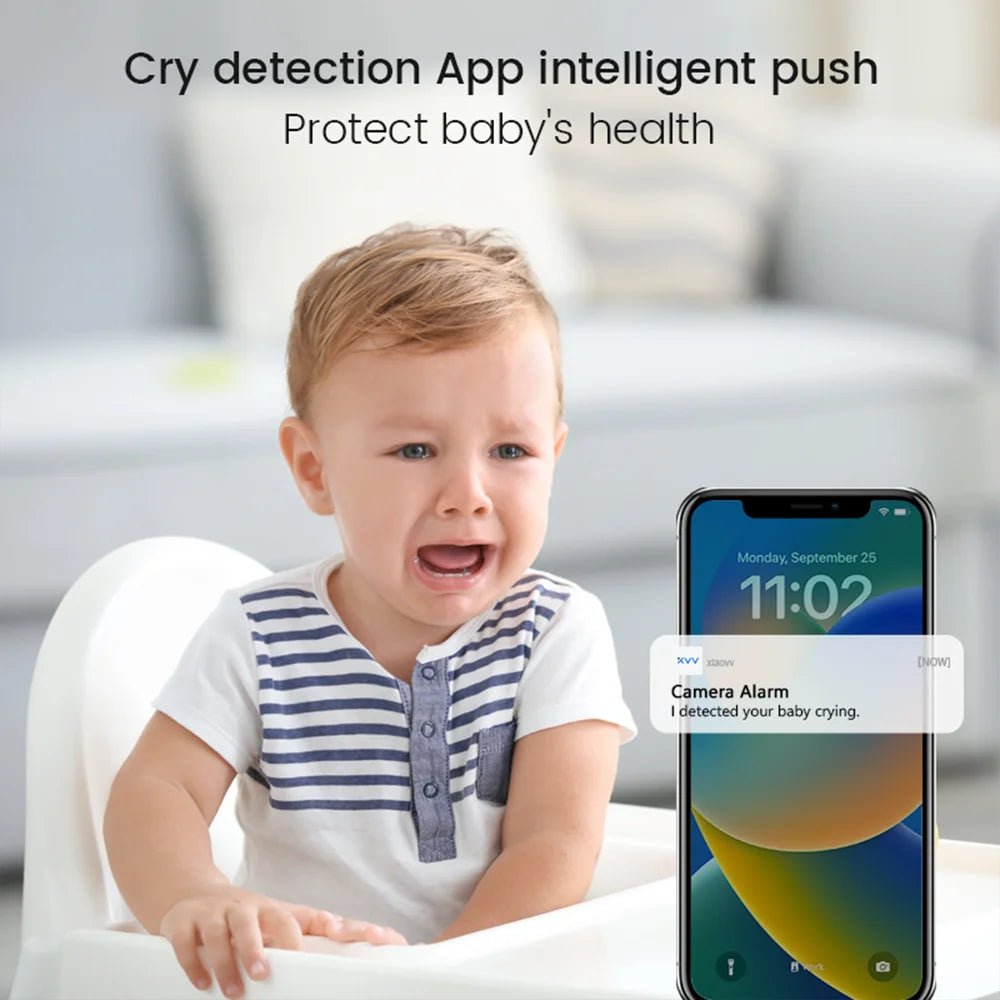 4MP Wifi Indoor High - Definition Crying Detection Video Baby Monitor Full - Color Night Vision 360 Degree Rotating Network Camera - Avero