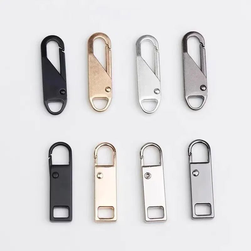 4pcs/8pcs Detachable Zipper Pull, Multi Color Replacement Zipper Accs For Jeans & Backpack, Sewing Tools - Avero