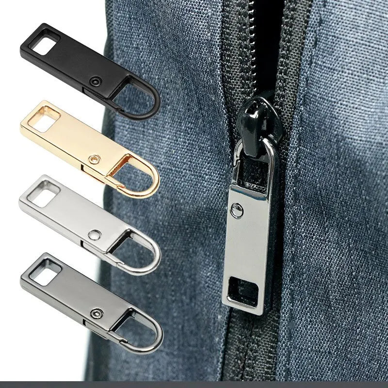 4pcs/8pcs Detachable Zipper Pull, Multi Color Replacement Zipper Accs For Jeans & Backpack, Sewing Tools - Avero
