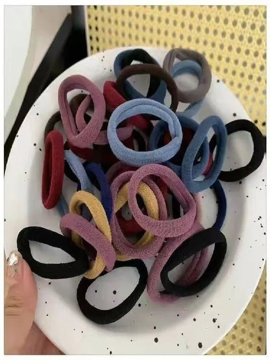 50/100 PCS hair bands, nylon hair bands, hair bands, rubber bands, elastic hair bands, hair accessory - Avero