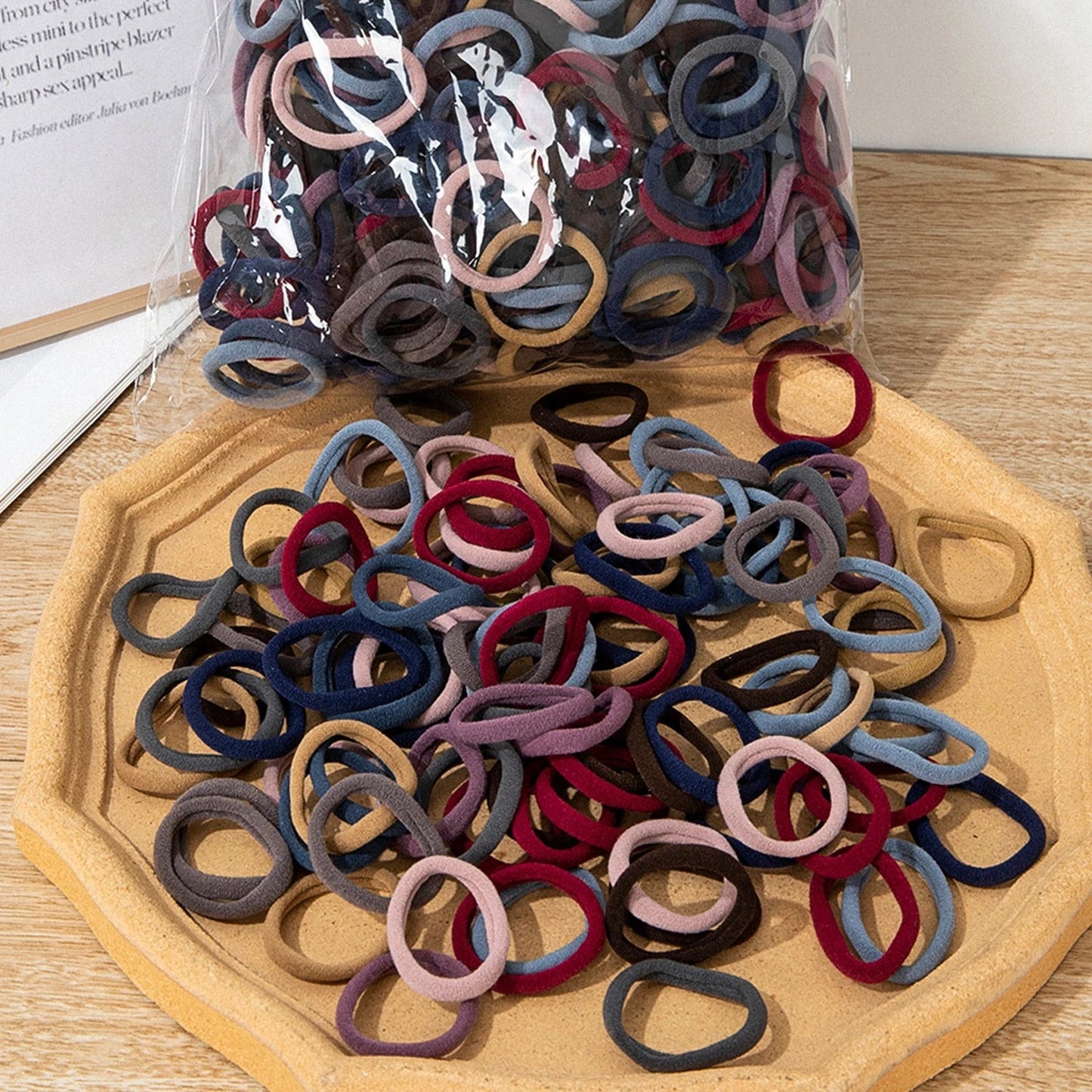 50/100 PCS hair bands, nylon hair bands, hair bands, rubber bands, elastic hair bands, hair accessory - Avero
