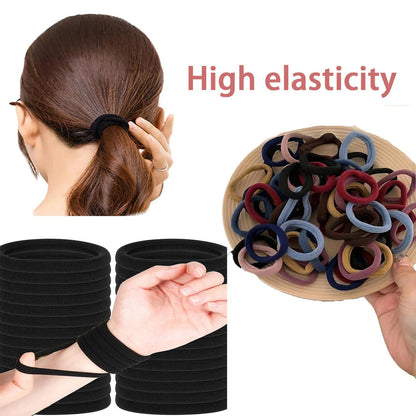 50/100 PCS hair bands, nylon hair bands, hair bands, rubber bands, elastic hair bands, hair accessory - Avero