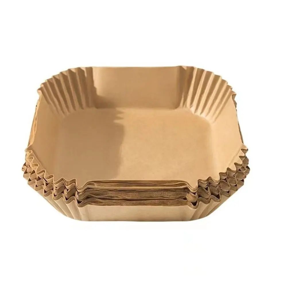 50/100pcs Square Silicone Oil Paper Mini Air Fryer Liner Suitable For Most Air Fryers Non Stick Air Fryer - Avero