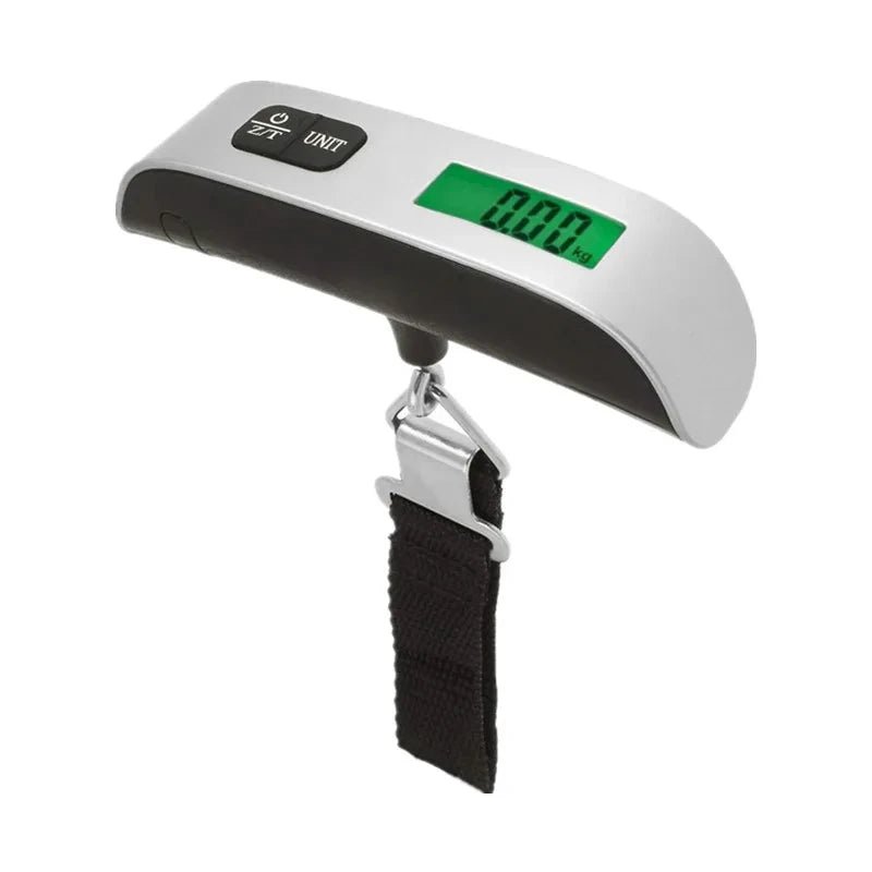 50kg Portable Hanging Scale Electronic Hand Luggage Scale Digital Display Suitcase 110lb Travel Baggage Bag Weighing Tools - Avero