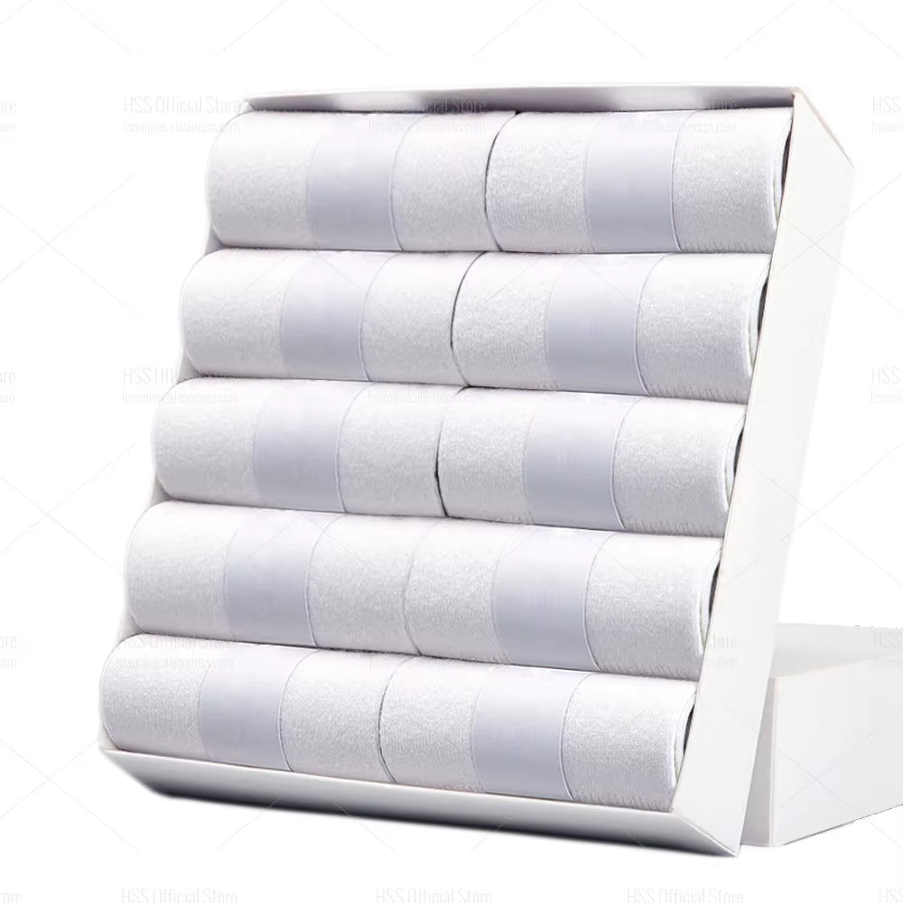 5/10 Pairs Men'S Cotton Blend Socks Black Business Men Socks Soft Breathable Summer Winter for Male Socks plus Size (6.5 - 14) - Avero