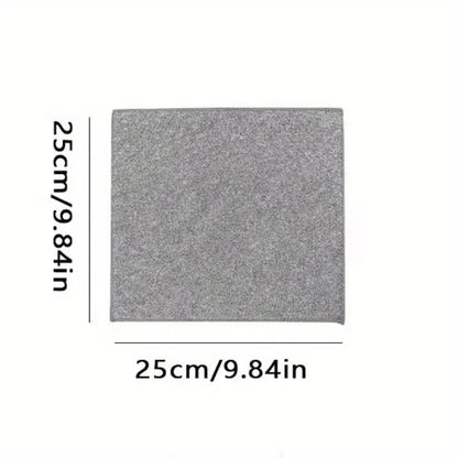 5/10/20pcs Kitchen Towel, Ultra - fine Fiber Light Gray Cleaning Cloth Set, Absorbent, Soft And Stain - removing Cloth - Avero