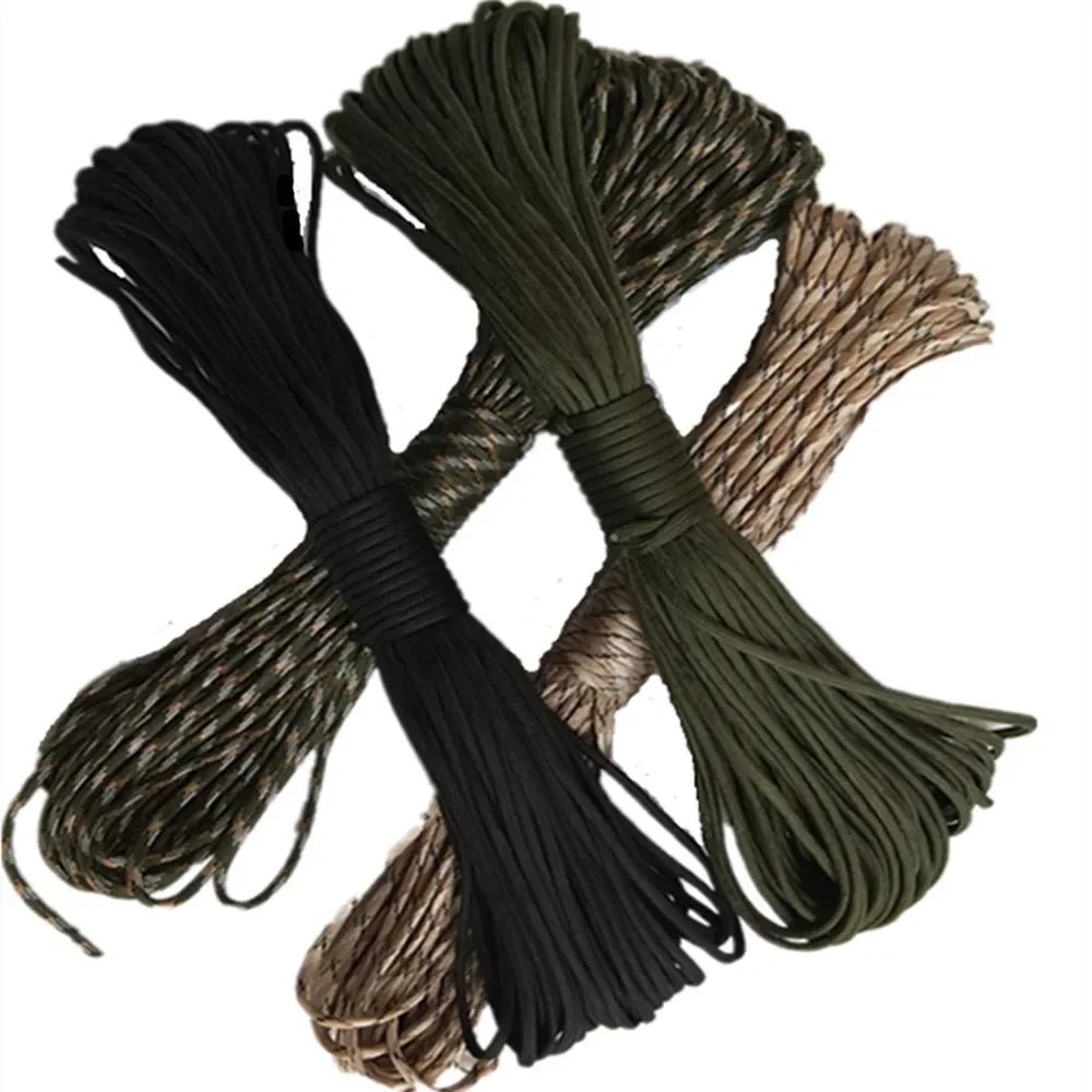 550 Military Paracord 7 Strand 4mm Tactical Parachute Cord Camping Accessories Outdoor Survival DIY Bracelet Rope - Avero