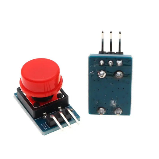 5pcs 12X12MM Big key module Big button module Light touch switch module with hat High level output for arduino or raspberry pi 3 - Avero