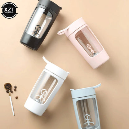 650Ml Electric Protein Shaker Bottle USB Rechargeable Whey Protein Powder Mixing Bottle Sports Fitness Gym Outdoor Travel Bottle - Avero