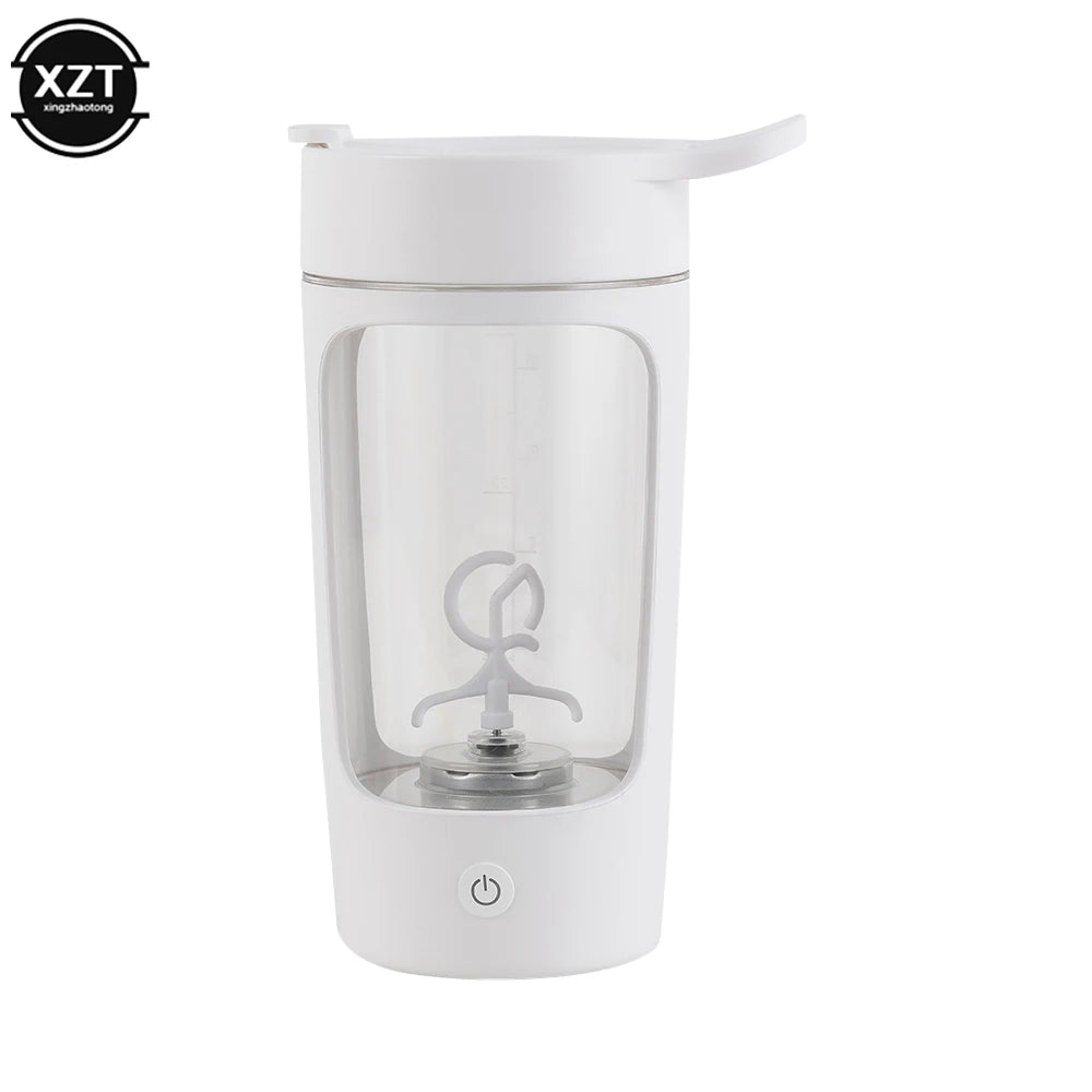 650Ml Electric Protein Shaker Bottle USB Rechargeable Whey Protein Powder Mixing Bottle Sports Fitness Gym Outdoor Travel Bottle - Avero