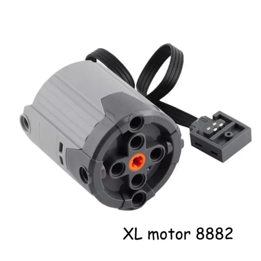 7PCS MOC Technology L M XL Motor Servo Building Blocks Kit with IR Remote Control 8881 AA Battery Box for legoeds PF 8883 88003 - Avero