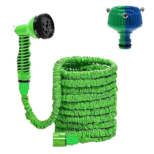 7Water Spraying Functions, Expandable Magic Hose, High - Pressure Car Wash, Water Gun Home Garden Watering Hose pet cat dog shower - Avero
