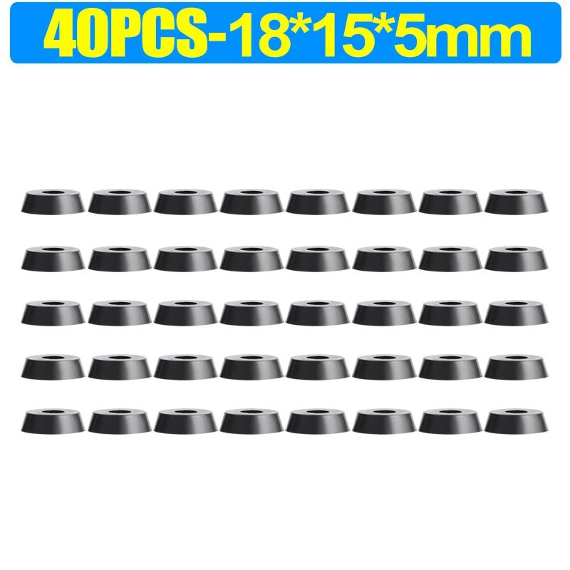 8/80Pcs Rubber Pads Floor Protectors Non - slip Cutting Board Furniture Bumper Gasket Table Chair Leg Cover Furniture Hardware Mat - Avero