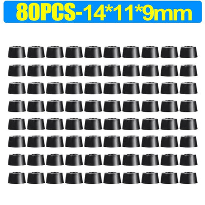 8/80Pcs Rubber Pads Floor Protectors Non - slip Cutting Board Furniture Bumper Gasket Table Chair Leg Cover Furniture Hardware Mat - Avero