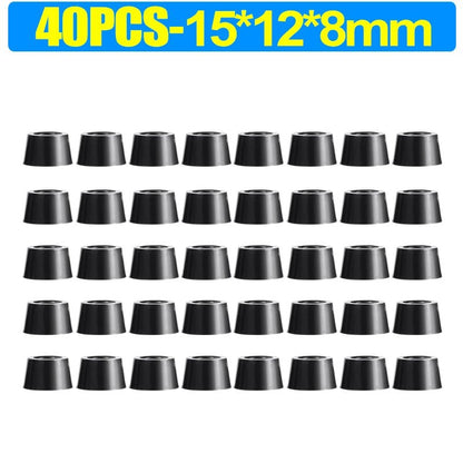 8/80Pcs Rubber Pads Floor Protectors Non - slip Cutting Board Furniture Bumper Gasket Table Chair Leg Cover Furniture Hardware Mat - Avero
