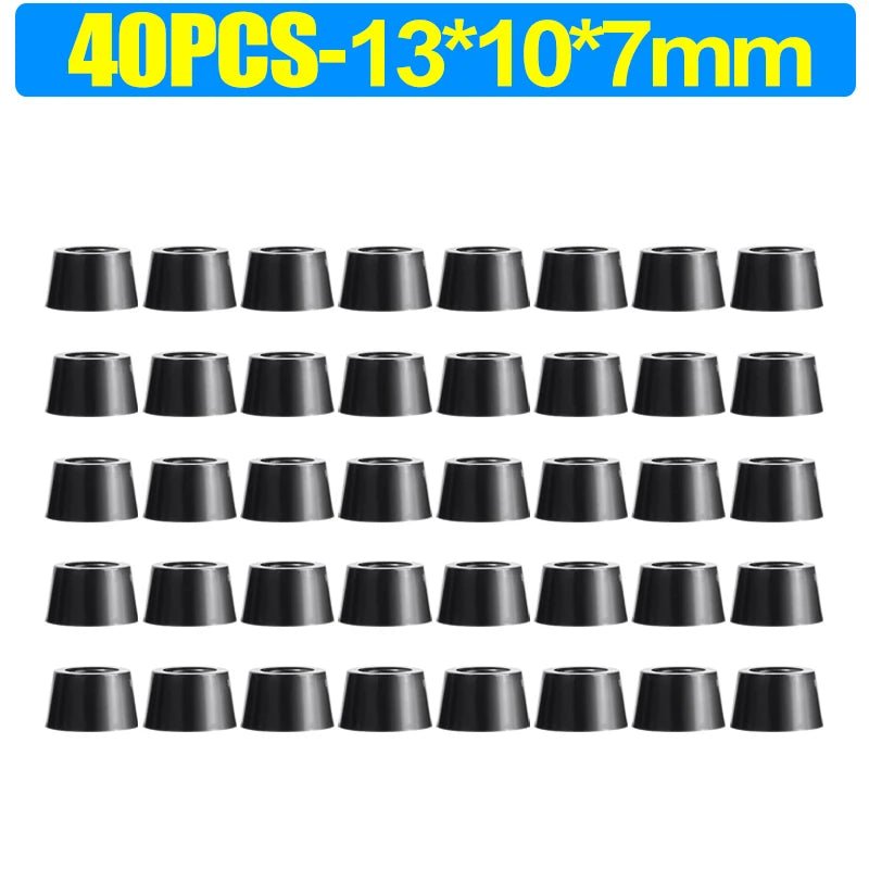 8/80Pcs Rubber Pads Floor Protectors Non - slip Cutting Board Furniture Bumper Gasket Table Chair Leg Cover Furniture Hardware Mat - Avero