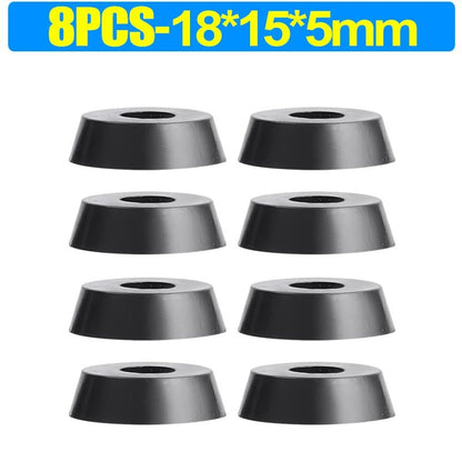 8/80Pcs Rubber Pads Floor Protectors Non - slip Cutting Board Furniture Bumper Gasket Table Chair Leg Cover Furniture Hardware Mat - Avero