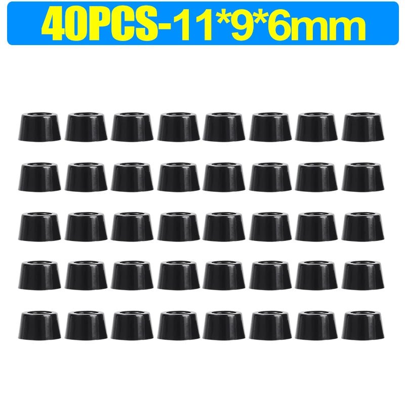 8/80Pcs Rubber Pads Floor Protectors Non - slip Cutting Board Furniture Bumper Gasket Table Chair Leg Cover Furniture Hardware Mat - Avero