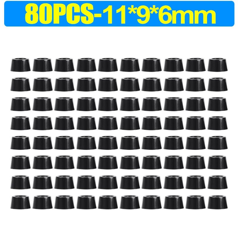 8/80Pcs Rubber Pads Floor Protectors Non - slip Cutting Board Furniture Bumper Gasket Table Chair Leg Cover Furniture Hardware Mat - Avero