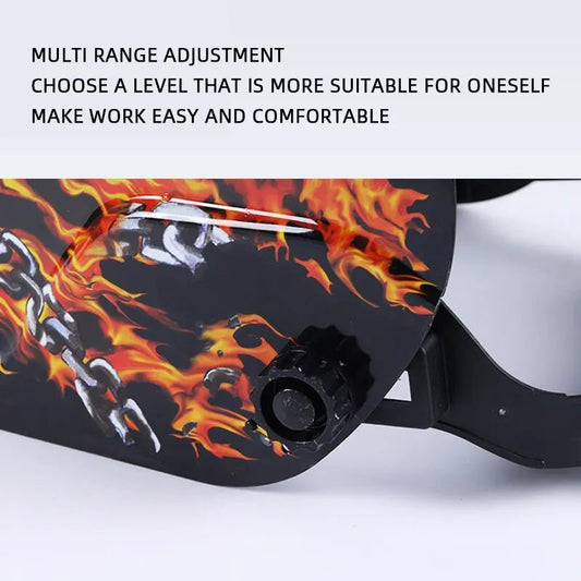 AIRAJWelding Mask Welder Protection Head Worn Solar Automatic Dimming Welding Cap Multifunctional Professional Welding Equipment - Avero