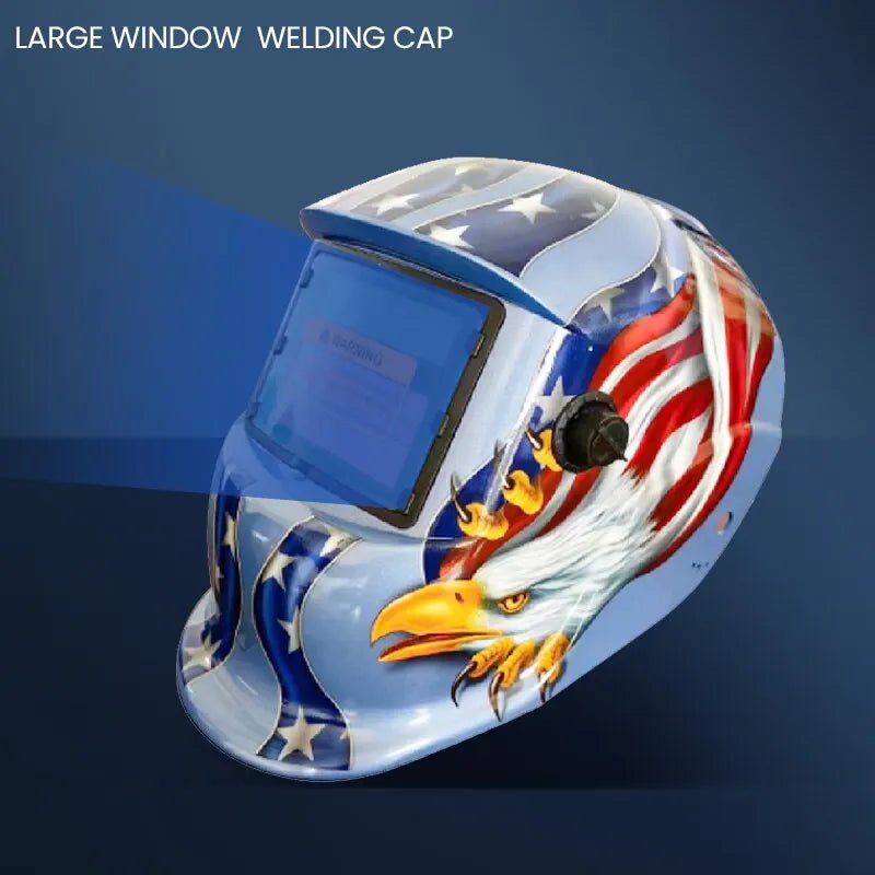 AIRAJWelding Mask Welder Protection Head Worn Solar Automatic Dimming Welding Cap Multifunctional Professional Welding Equipment - Avero
