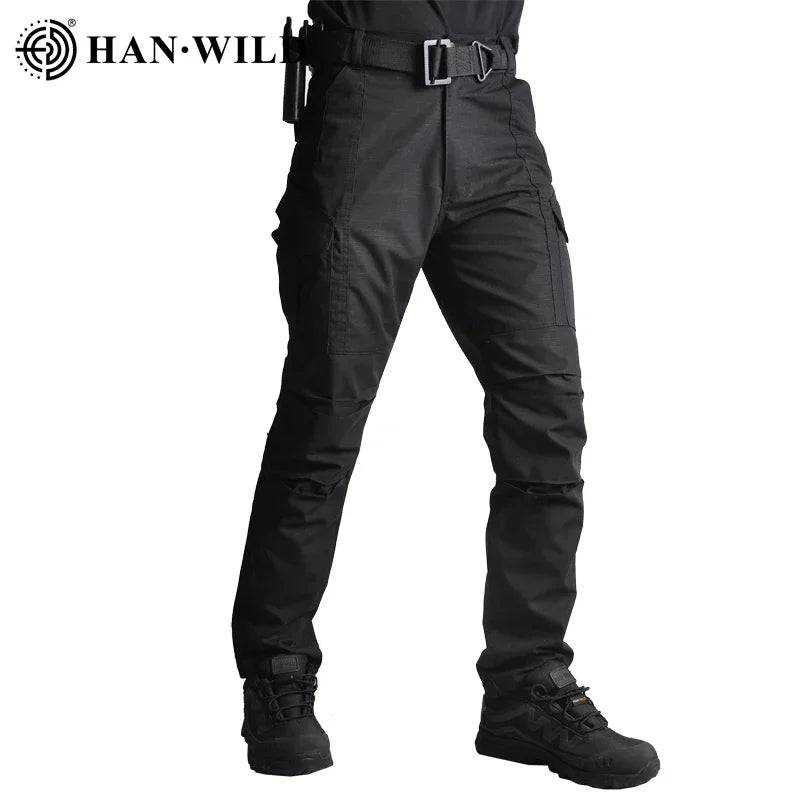 Airsoft Combat Trousers Tactical Pants for Men Paintball Camping Camo Pants Wear Resistant Hunting Softair Hiking Climb Clothes - Avero
