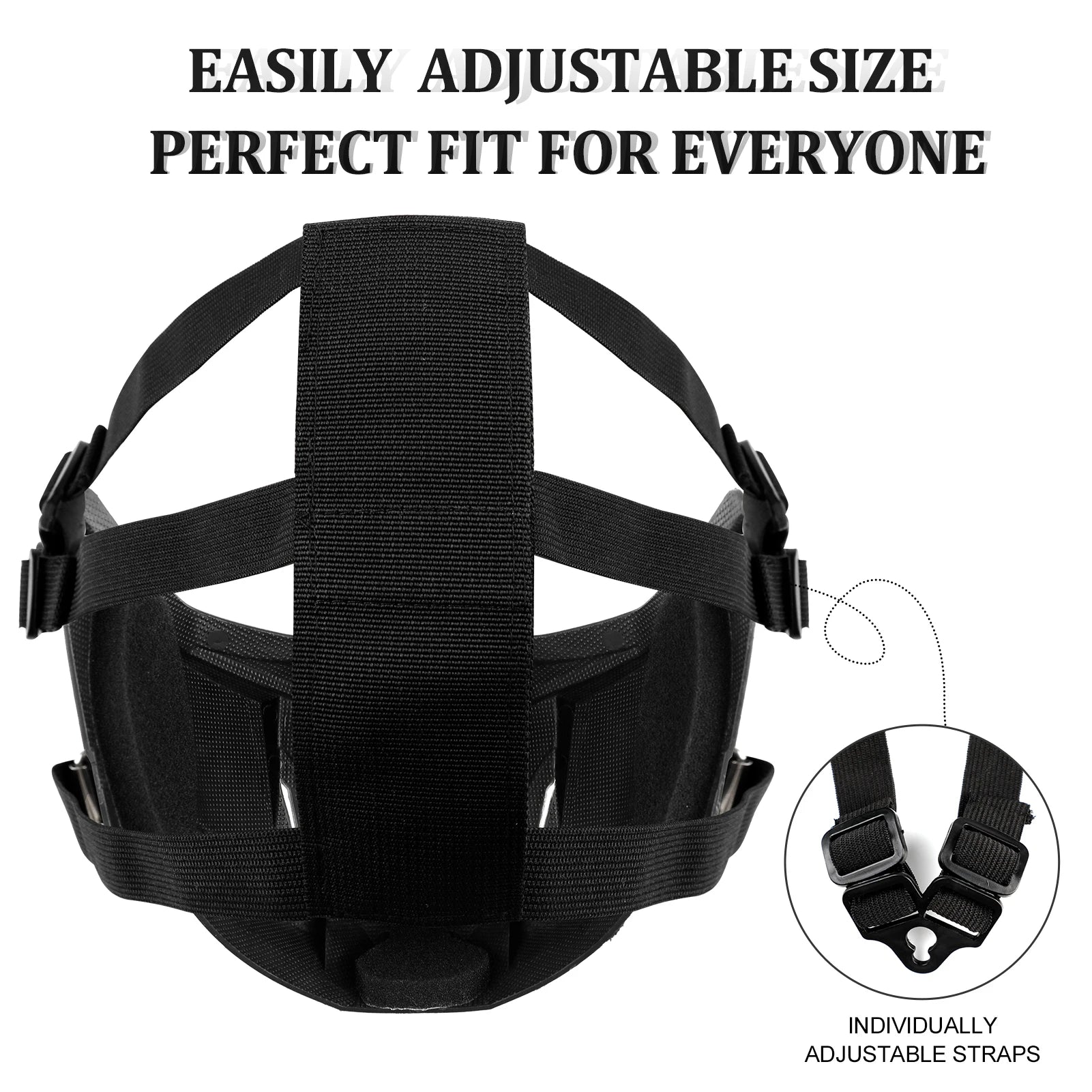 Airsoft Mask Creative Protective Half Face Mask Outdoor Game Mask For Cycling Tactical Full Face Mask Breathable Protective Mask - Avero