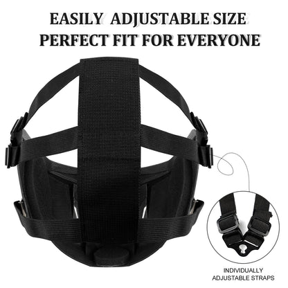 Airsoft Mask Creative Protective Half Face Mask Outdoor Game Mask For Cycling Tactical Full Face Mask Breathable Protective Mask - Avero