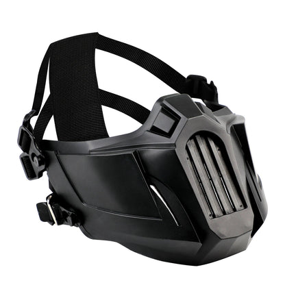 Airsoft Mask Creative Protective Half Face Mask Outdoor Game Mask For Cycling Tactical Full Face Mask Breathable Protective Mask - Avero