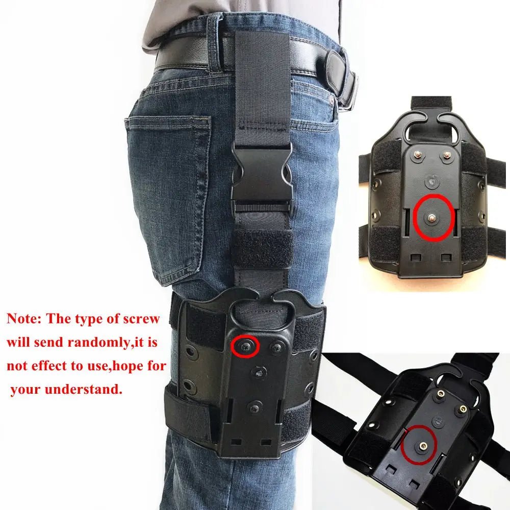 Airsoft P226/1911/Glock 17 19/M9/USP Universal Gun Holster Drop Leg Platform Hunting Holster Accessories - Avero