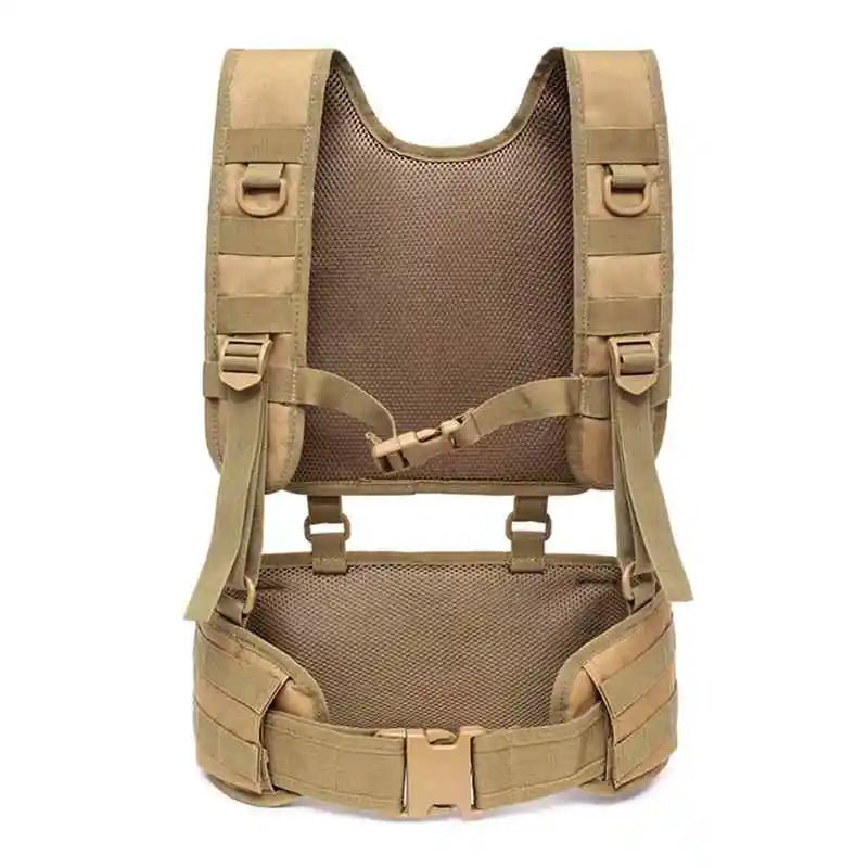 Airsoft Paintball Molle Combat Assault Vest Tactica Assault Molle Adjustable Hunting War Battle Waist Support Chest Rig Vest - Avero