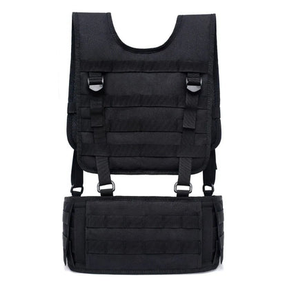 Airsoft Paintball Molle Combat Assault Vest Tactica Assault Molle Adjustable Hunting War Battle Waist Support Chest Rig Vest - Avero