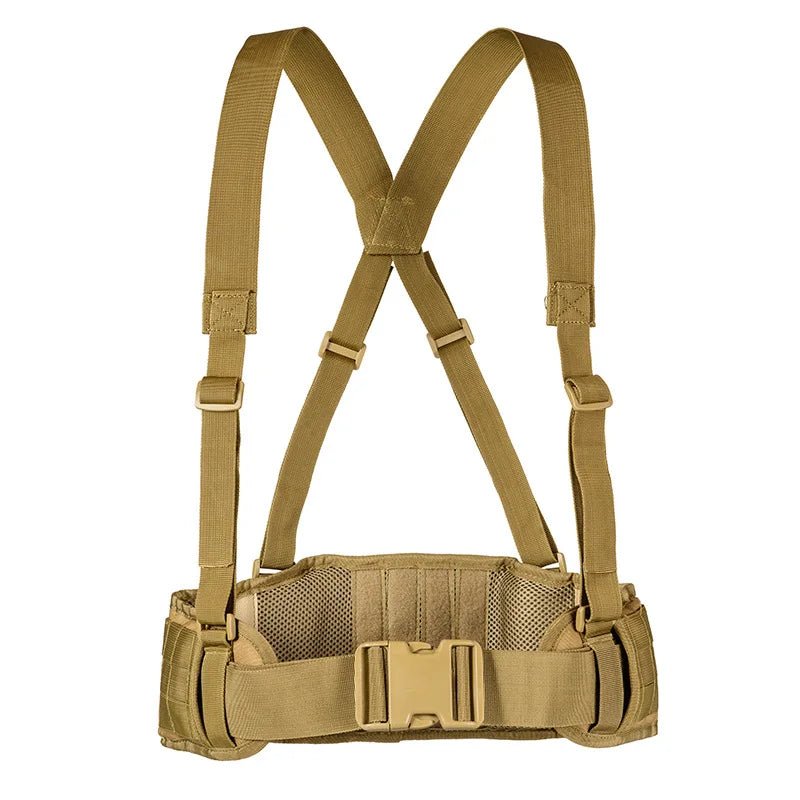 Airsoft Paintball Molle Combat Assault Vest Tactica Assault Molle Adjustable Hunting War Battle Waist Support Chest Rig Vest - Avero