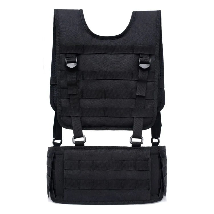 Airsoft Paintball Molle Combat Assault Vest Tactica Assault Molle Adjustable Hunting War Battle Waist Support Chest Rig Vest - Avero