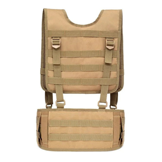 Airsoft Paintball Molle Combat Assault Vest Tactica Assault Molle Adjustable Hunting War Battle Waist Support Chest Rig Vest - Avero