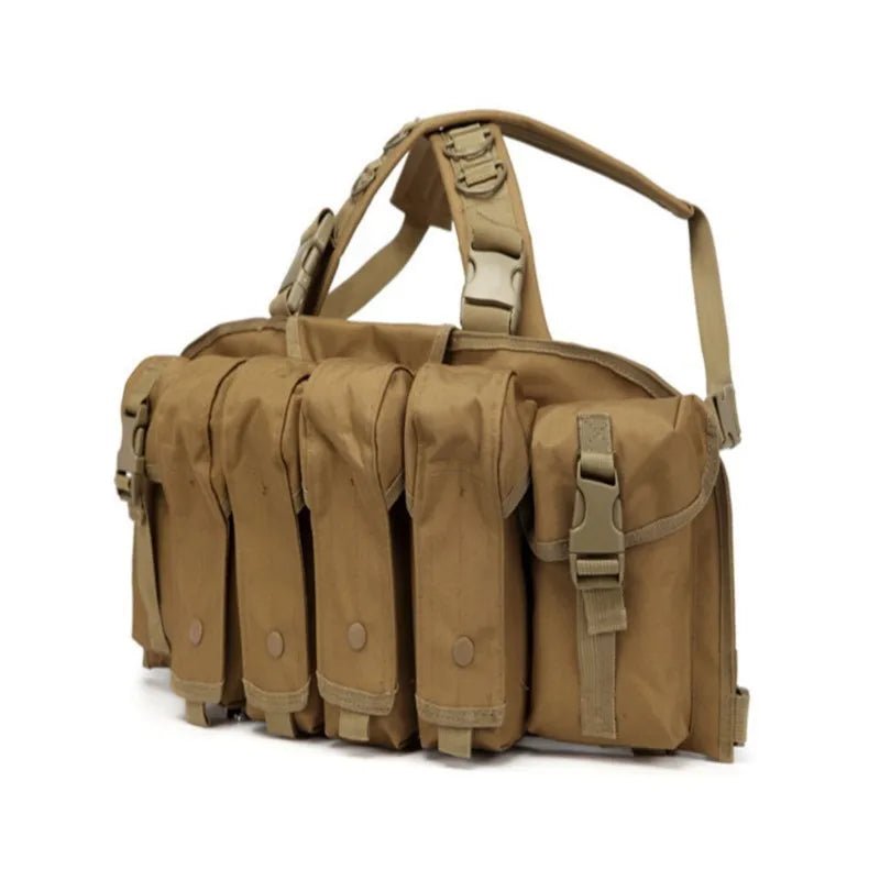 AK Chest Rig Molle Tactical Vest Military Army Equipment AK 47 Magazine Pouch Outdoor Airsoft Paintball Hunting Vest - Avero