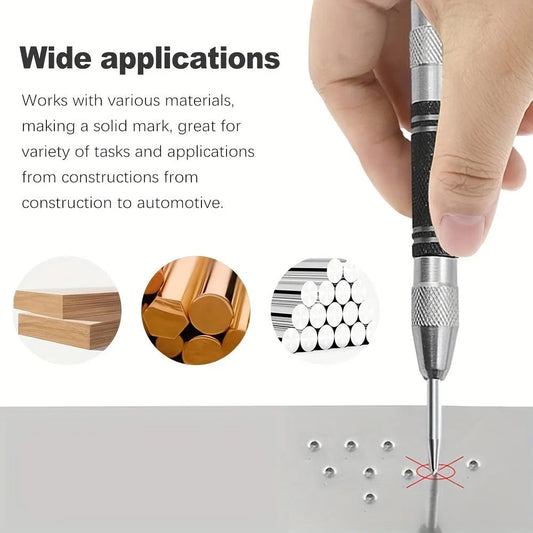 Automatic center punch locator center punch automatic center punch window breaker automatic sample punch 128mm - Avero