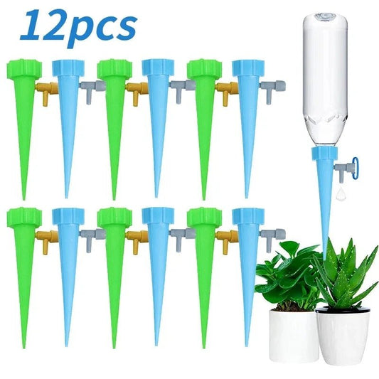 Automatic Drip Irrigation System Self Watering for Flower Plants Greenhouse Garden Adjustable Auto Water Dripper Device - Avero