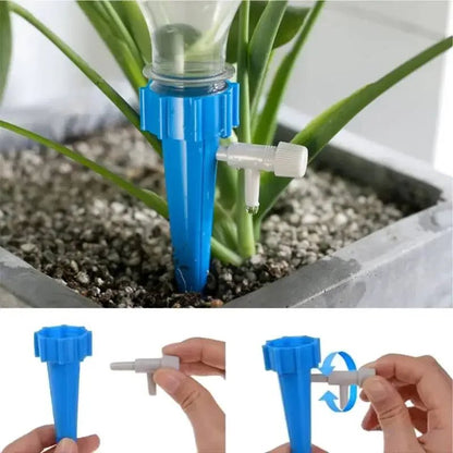 Automatic Drip Irrigation System Self Watering for Flower Plants Greenhouse Garden Adjustable Auto Water Dripper Device - Avero