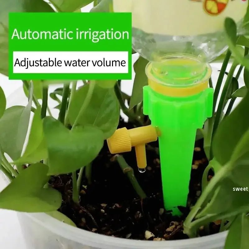 Automatic Drip Irrigation System Self Watering for Flower Plants Greenhouse Garden Adjustable Auto Water Dripper Device - Avero
