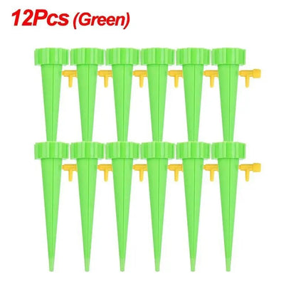 Automatic Drip Irrigation System Self Watering Spike for Flower Plants Greenhouse Garden Adjustable Auto Water Dripper Device - Avero